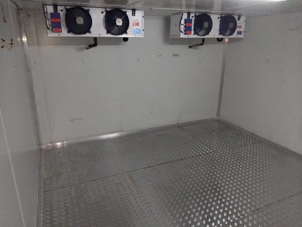 Completed freezer room interior installation for Bin Rashied in Diep River