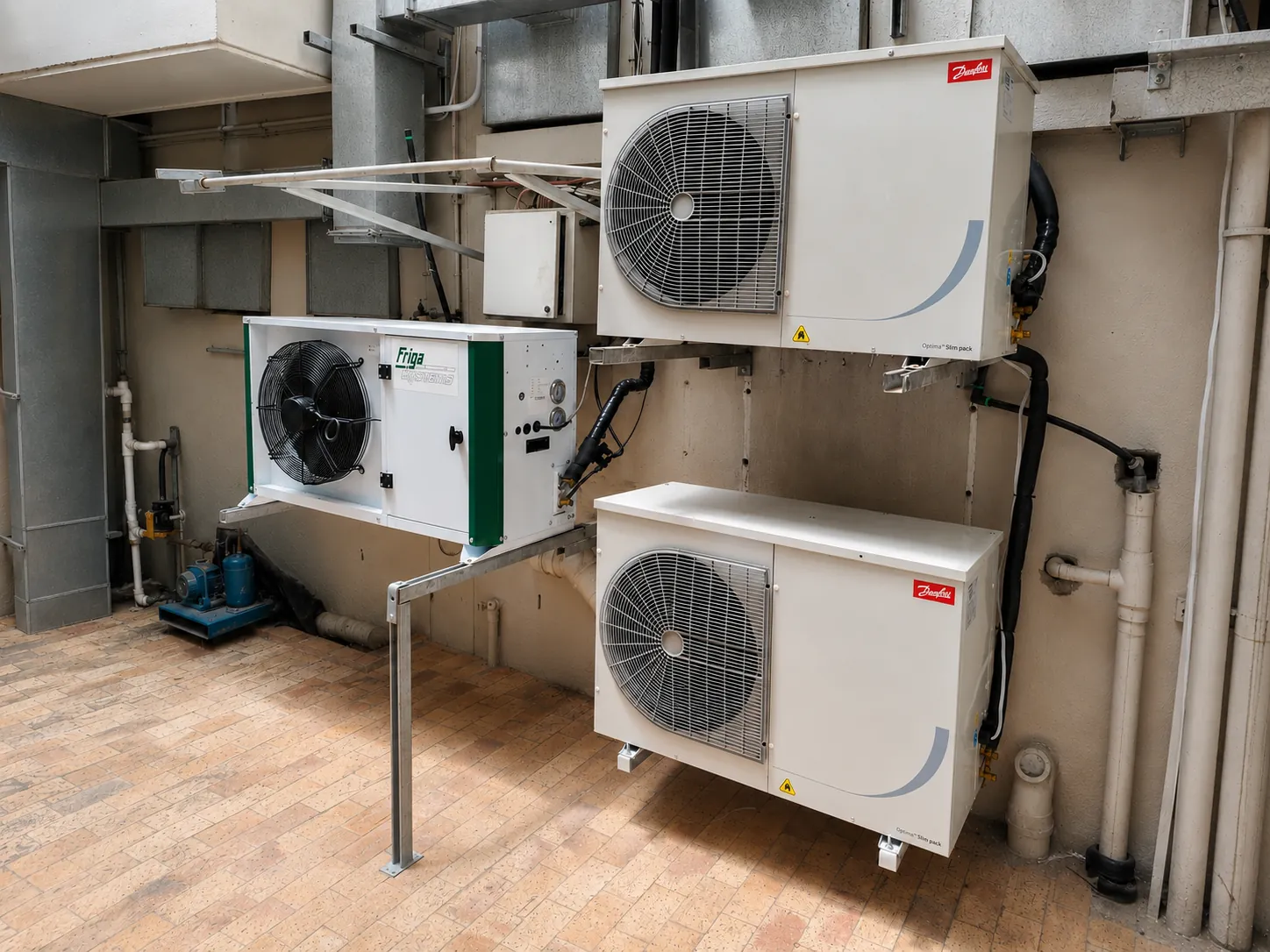 Cold room and freezer refrigeration upgrade equipment installed at Helderberg Village Lifestyle Estate